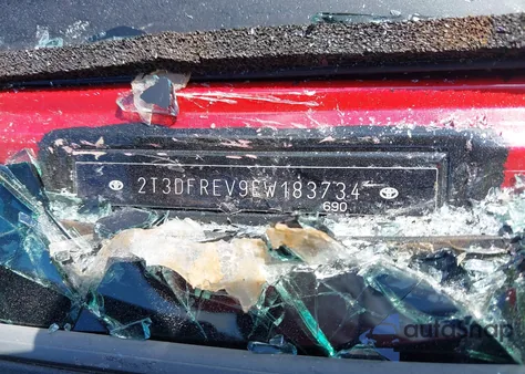 2014 Toyota Rav4 Limited from USA, damaged, VIN 2T3DFREV9EW183734